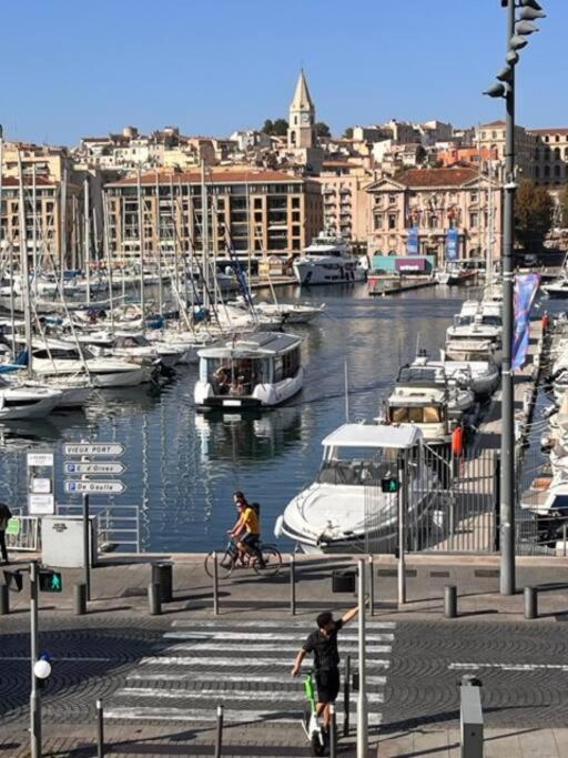 T4 Marseille Vue Imprenable Sur Vieux Port Lejlighed Eksteriør billede